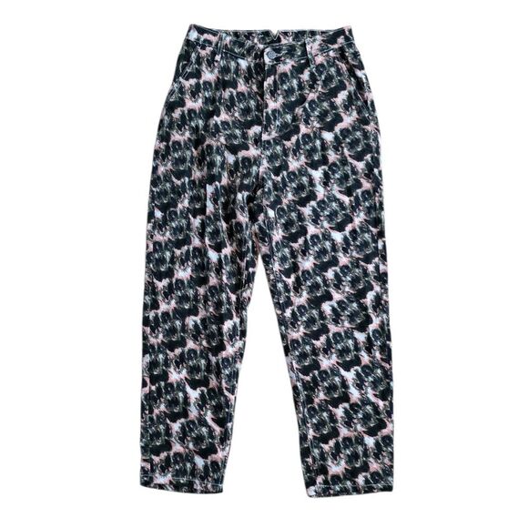 Rachel Comey Pants - Rachel Comey X Target Green Pink Camouflage Tapered Denim Pants 6